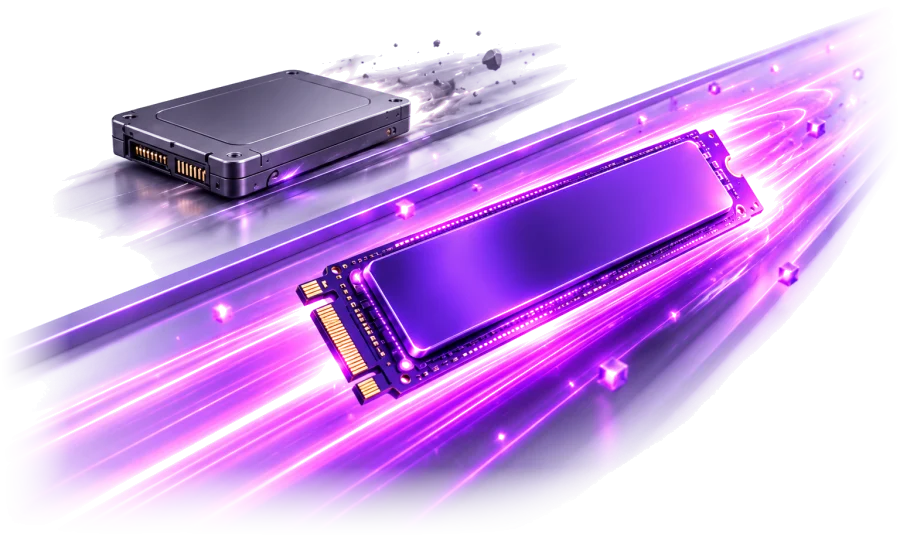 Tốc độ ổ SSD NVMe so với SSD SATA