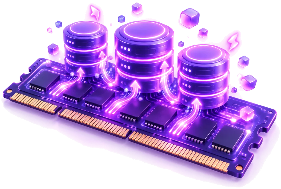 VPS RAM cao tăng tốc database nhờ lưu dữ liệu trên RAM