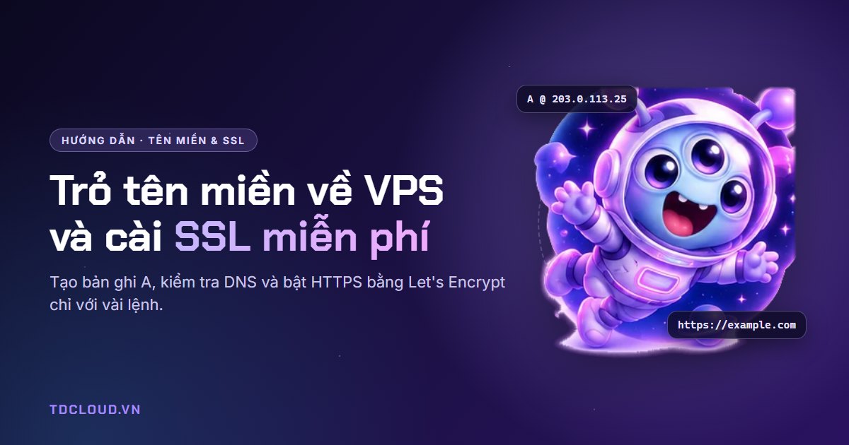 Cách trỏ tên miền về VPS và cài SSL miễn phí Let's Encrypt